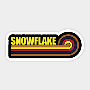 Snowflake Arizona horizontal sunset 2 Sticker